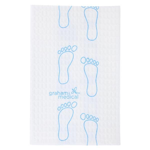 Graham Medical Footprint Procedure Towel, 3-Ply, 13.5 × 18 in, Case of 500