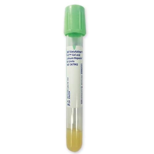 BD Vacutainer PST Gel & Lithium Heparin 83usp Blood Collection Tubes