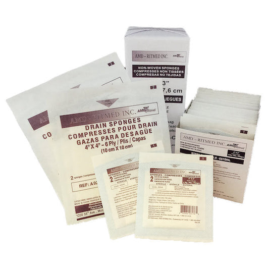 Ritmed Non-Woven Gauze Sponge 4ply
