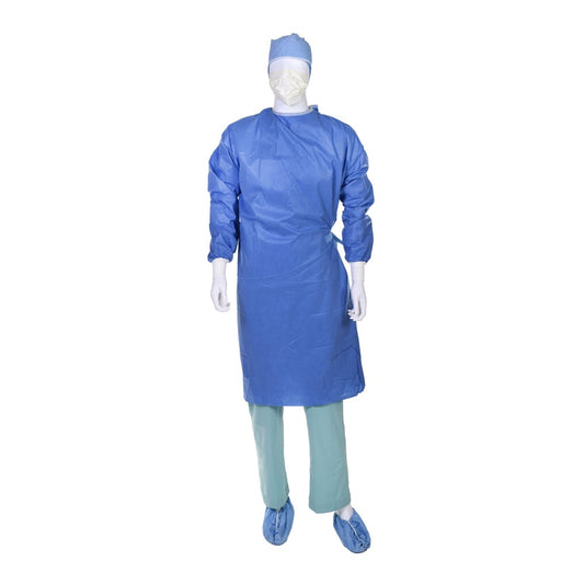 RoyalSilk™ AAMI Level 3 Non-reinforced Surgical Gown, Set-In Sleeve, Sterile