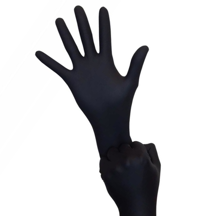 Aurelia Bold Black Nitrile Gloves Essential Medical Supplies