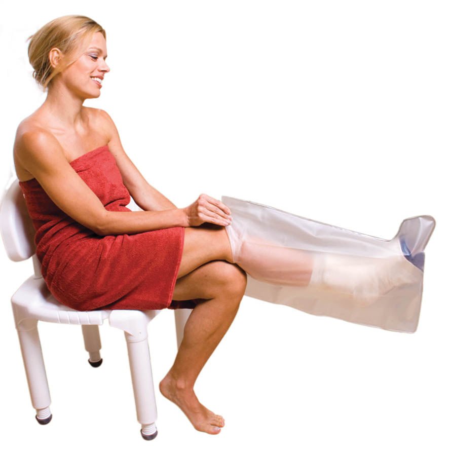 Carex E-Z Stretch Cast Protector for the Leg, Latex-Free