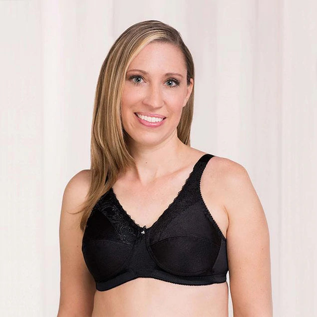 Trulife Barbara Black Mastectomy Bra
