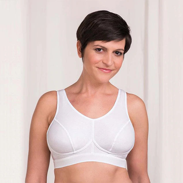 Trulife Sophia Activity White Mastectomy Bra