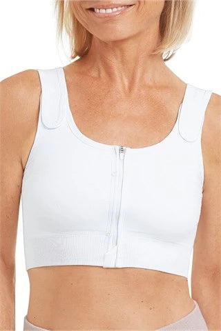 Amoena Pamela Seamless Post-Surgical Bra (45010) - White