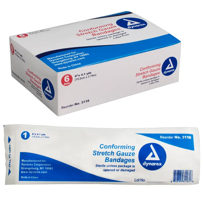 Dynarex Conforming Stretch Gauze Rolls