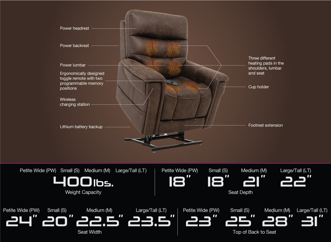 Pride Mobility VivaLift Radiance Lift Chair (PLR3955)