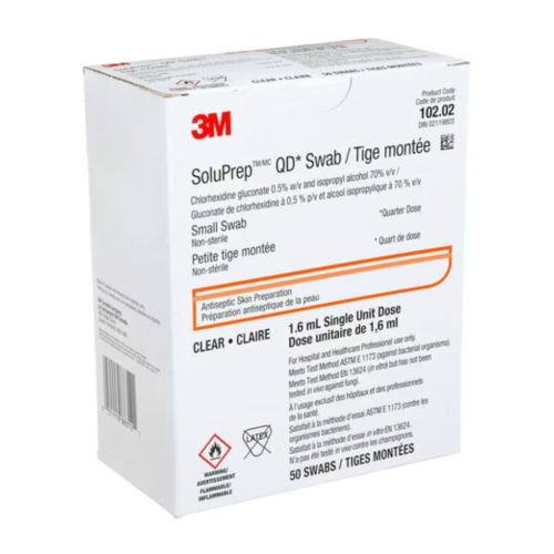3M™ SoluPrep Solu-I.V. Swabs, Swabsticks & Sponges