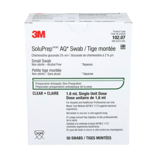 3M™ SoluPrep Solu-I.V. Swabs, Swabsticks & Sponges