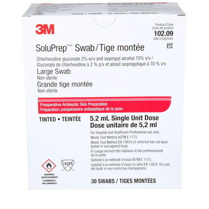 3M™ SoluPrep Solu-I.V. Swabs, Swabsticks & Sponges