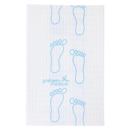 Graham Medical Footprint Procedure Towel, 3-Ply, 13.5 × 18 in, Case of 500