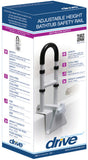 Drive Medical Height Adjustable Clamp-on Tub Rail