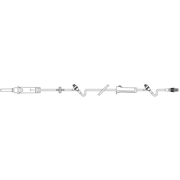 Baxter Clearlink Continu-Flo Solution Set with Clearlink 10 drops/mL