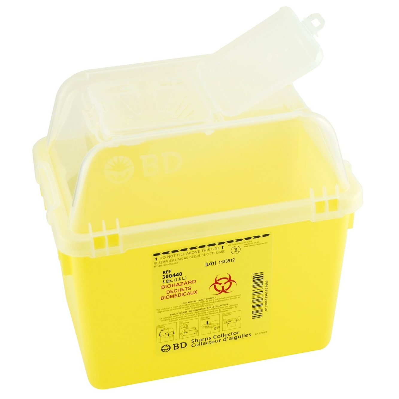 BD Nestable Sharps Collector 7.6L