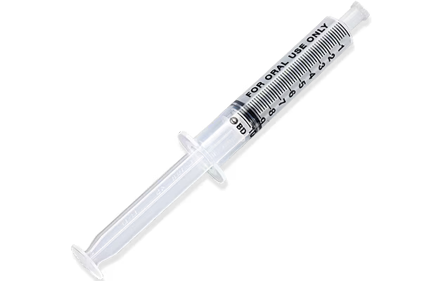 BD® Clear Barrel Oral Syringe with Non-Luer Tip 10mL