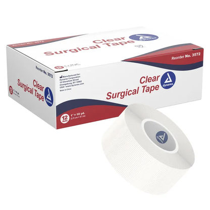 Dynarex Clear Surgical Tape (Latex-Free)
