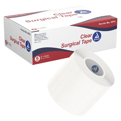 Dynarex Clear Surgical Tape (Latex-Free)