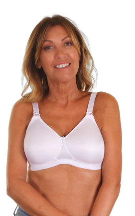 Trulife Alexandra White Mastectomy Bra