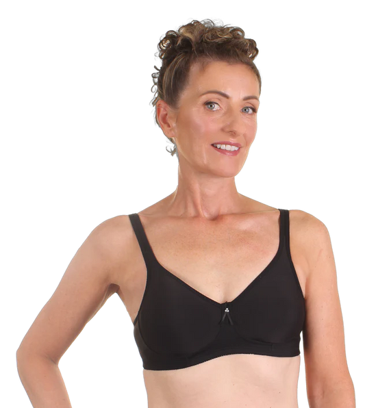 Trulife Emily Mastectomy Bra - Black