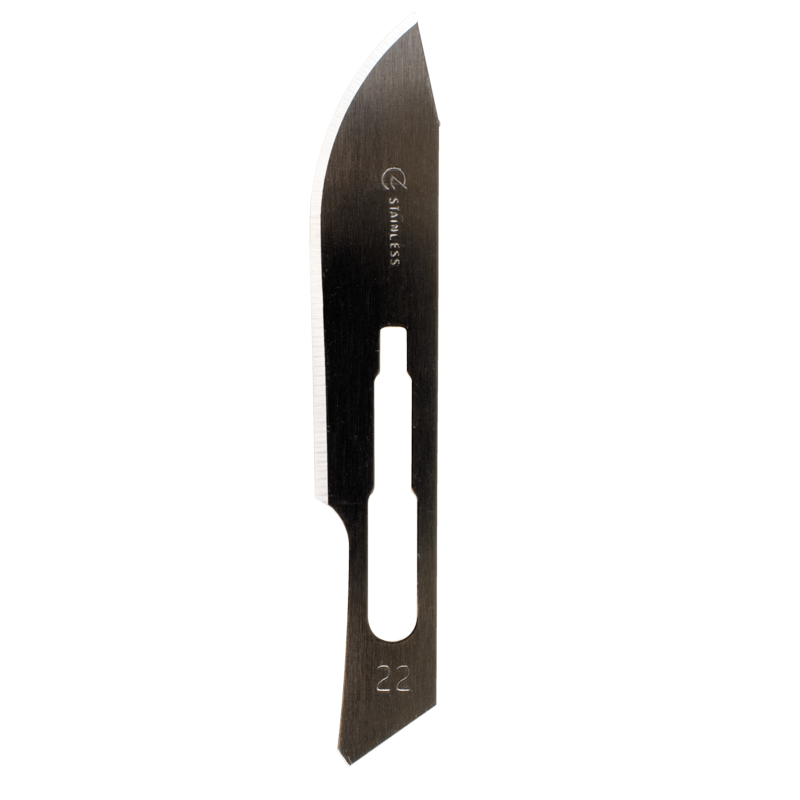 Dynarex Medi-Cut Sterile Surgical Blades, Stainless Steel, Box of 100 — 22