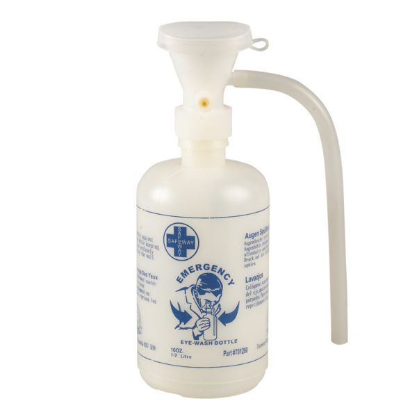 WASIP Empty Eyewash Bottle with Eye Cup, 500 mL