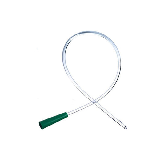 Urethral Intermittent Catheter with Connector, Clear PVC, 14 Fr x 16 in