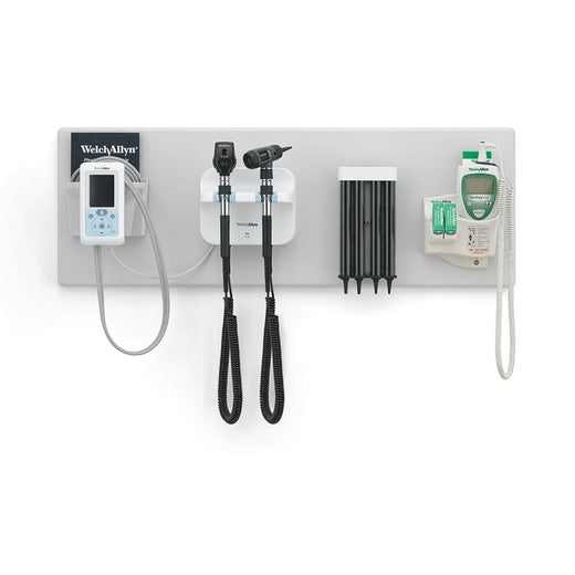 Welch Allyn Green Series 777 Integrated Wall Diagnostic System with Connex ProBP 3400 and SureTemp Plus 690