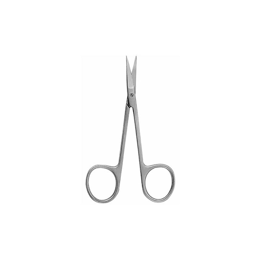 Med-Rx Straight Iris Scissors, Sterile and Disposable, 4.5 in