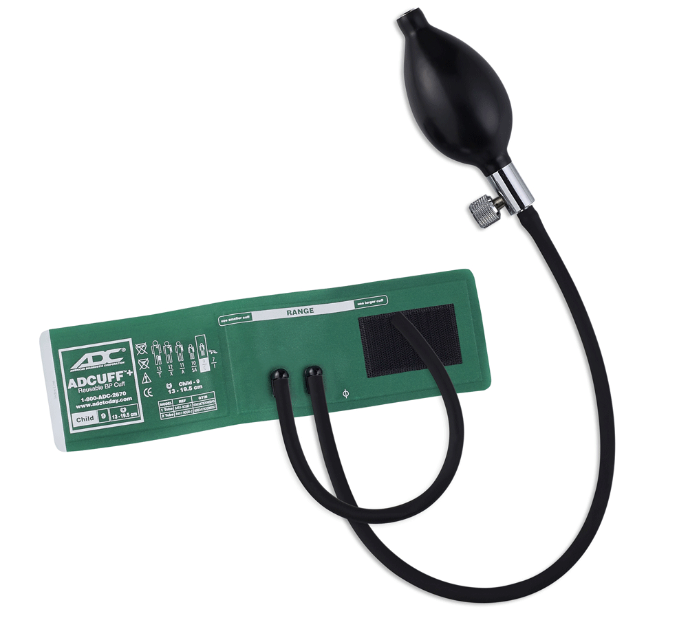 ADC Adcuff+ Child Inflation System, Green, 13–19.5 cm