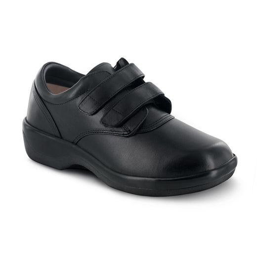 Apex Ambulator Conform women's black double-strap shoe, size 8.5 Wide