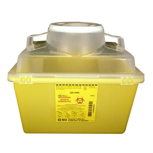 BD Nestable Sharps Collector Funnel Entry 13.2L