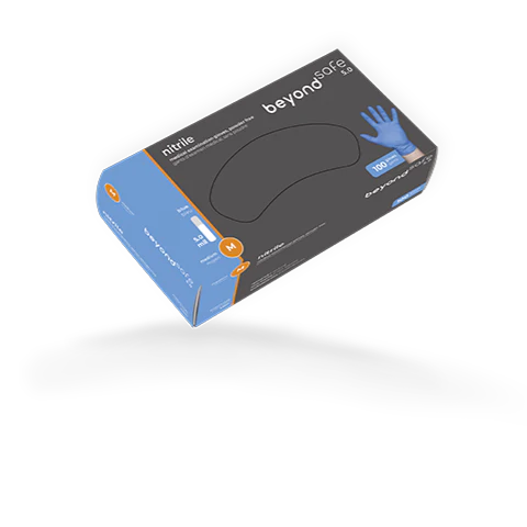 Beyondsafe 3.2ml Nitrile Glove Power-Free Blue