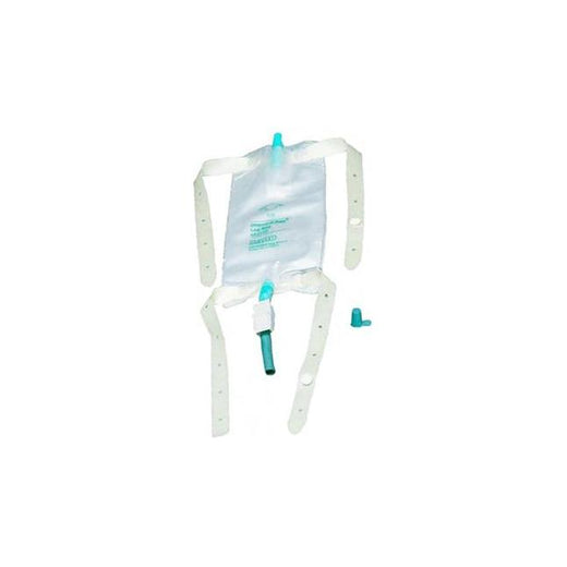 Bard DISPOZ-a-BAG Leg Bag, 19 oz, 18 in Extension Tubing, Fabric Straps