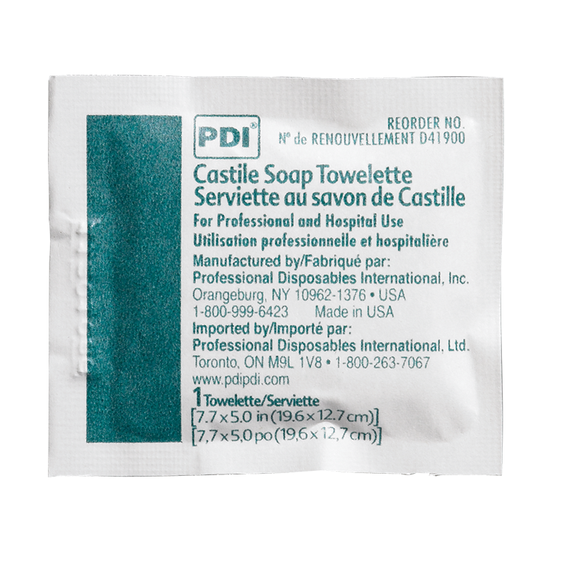 PDI Castile Soap Towelette