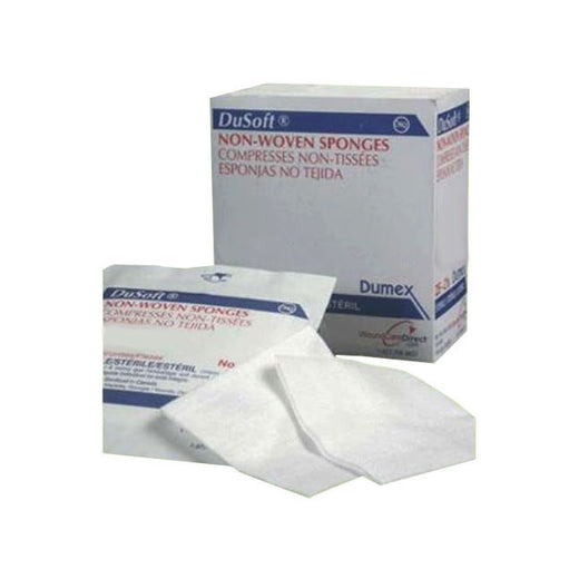 DuSoft Non-Sterile Non-Woven Gauze Sponges, 4-Ply, 2 x 2 in, Pack of 200