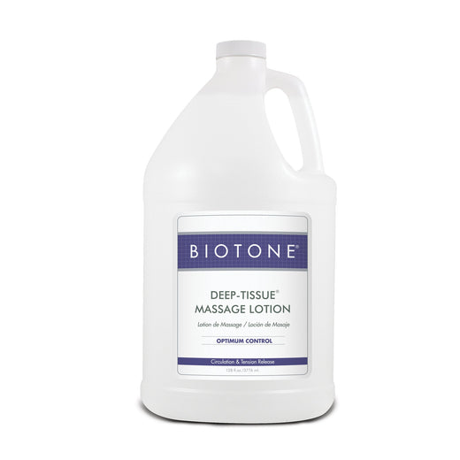BIOTONE Deep-Tissue Massage Lotion, Unscented, 3.776 L (1 Gallon), Each