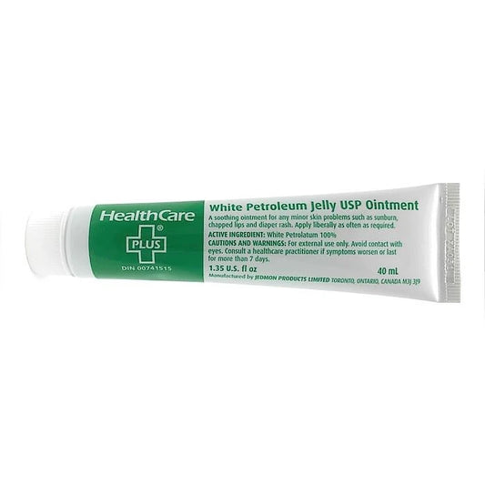 Healthcare Plus White Petrolatum Ointment, 40 mL Tube — Default Title