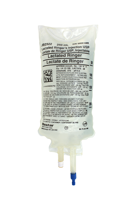 Baxter Lactated Ringer's Injection USP VIAFLEX PVC Container