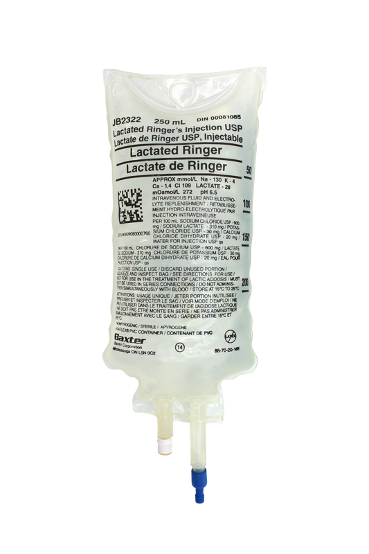 Baxter Lactated Ringer's Injection USP VIAFLEX PVC Container