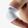LP Support 603 Elastic Elbow Support, White, Medium
