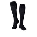 Touch Men's Intelligent Rib Compression Socks, 15–20 mmHg, Large, Black