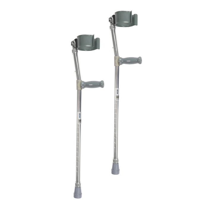 Drive Medical Bariatric Steel Forearm Crutches Essential Medical Supplies