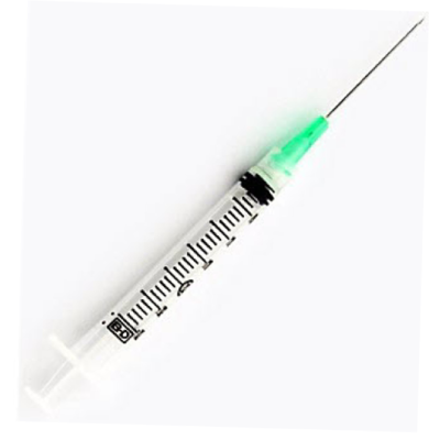 BD Luer-Lok™ Syringe with Attached Needle 3mL (3cc)