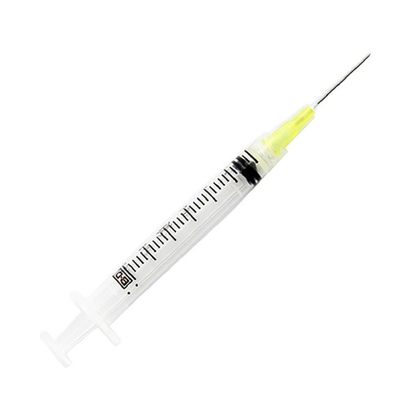 BD Luer-Lok™ Syringe with Attached Needle 3mL (3cc)