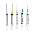 BD Luer-Lok™ Syringe with Attached Needle 3mL (3cc)