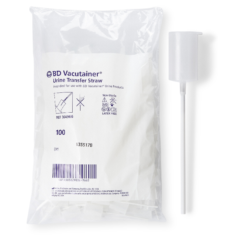 BD Vacutainer Urine Transfer Straw