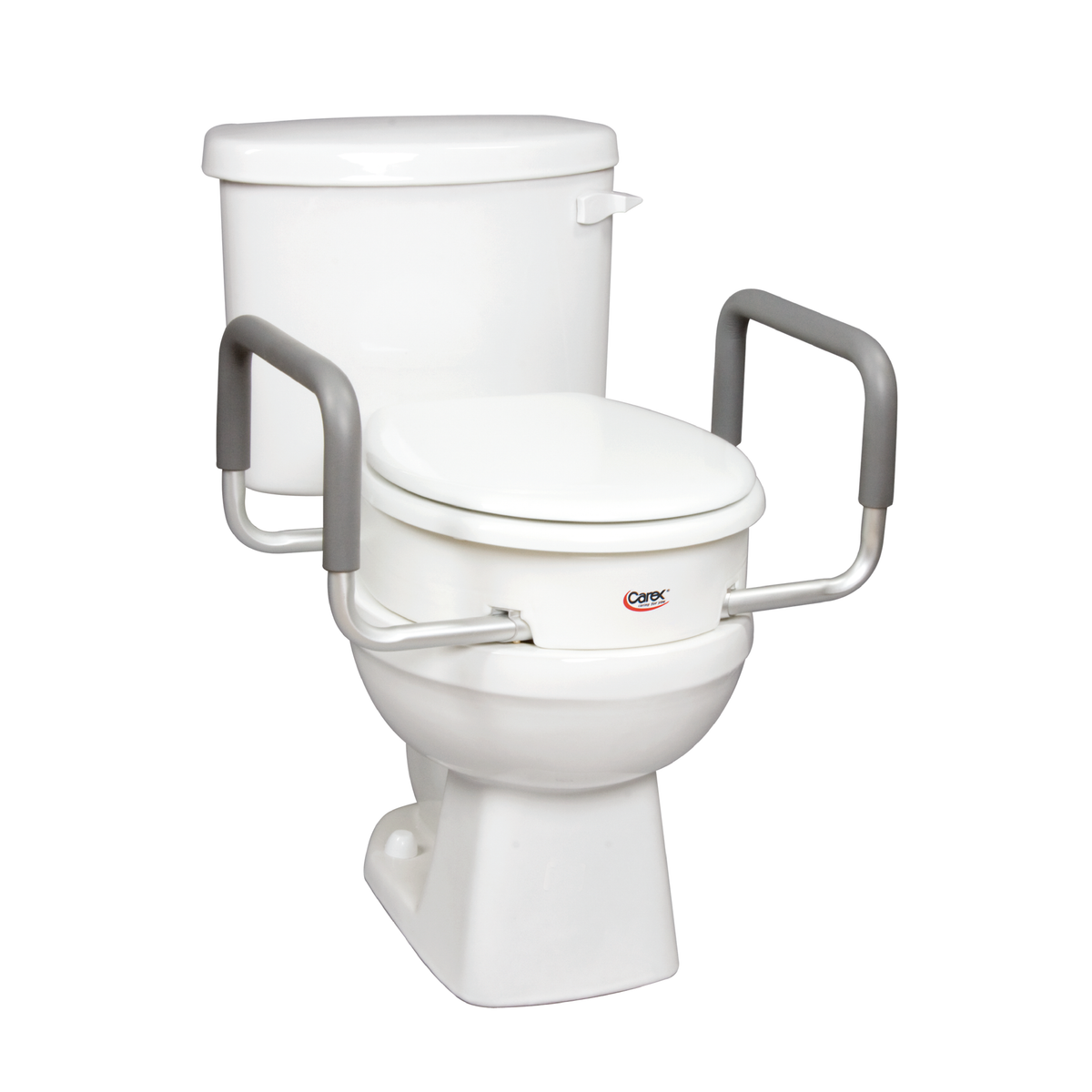 Carex Toilet Seat Elevator with Handles, 3.5 in — Elongated