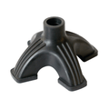Carex black self-standing cane tip for 3/4 and 7/8 inch cane shafts
