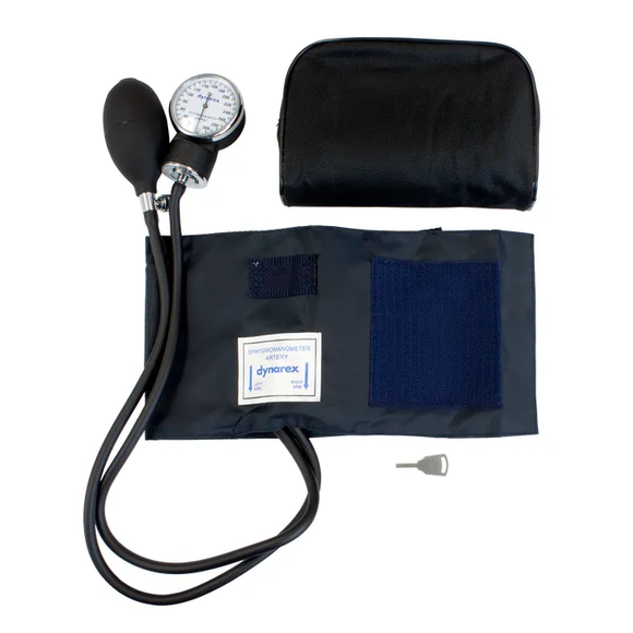 Dynarex Aneroid Sphygmomanometer with Cuff and Soft Case