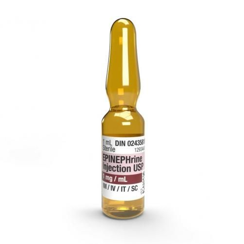 Epinephrine Injection Solution USP 1mg/mL Ampoule